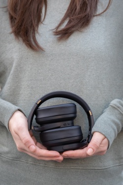 Logo trade promotional items image of: Urban Vitamin Palo Alto RCS rplastic headphone