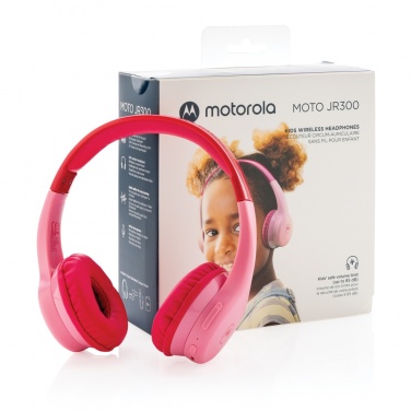 Logo trade business gifts image of: Motorola JR 300 kids wireless safety headphone