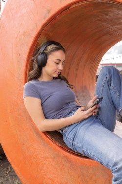 Logo trade promotional products image of: Urban Vitamin Cupertino RCS rplastic ANC headphone