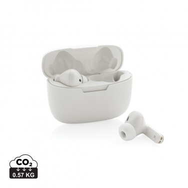 Logo trade corporate gifts image of: RCS recycled plastic Liberty Pro wireless earbuds