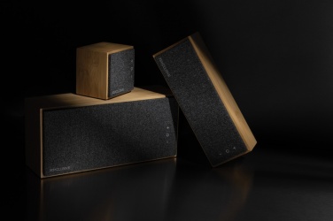 Logo trade promotional merchandise picture of: Wynn 5W bamboo wireless speaker