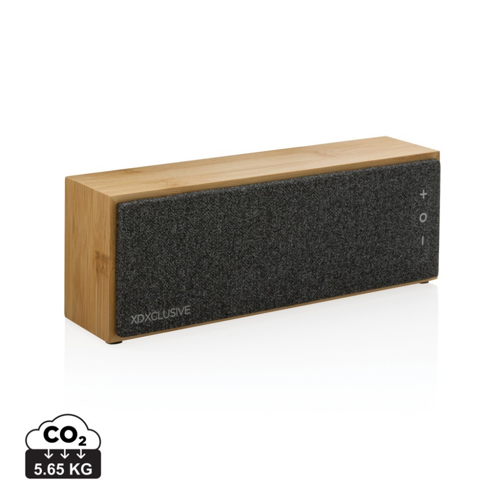 Logotrade business gifts photo of: Wynn 10W bamboo wireless speaker