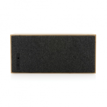 Logo trade promotional giveaways picture of: Wynn 20W bamboo wireless speaker