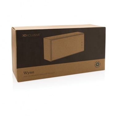 Logotrade promotional giveaway picture of: Wynn 20W bamboo wireless speaker