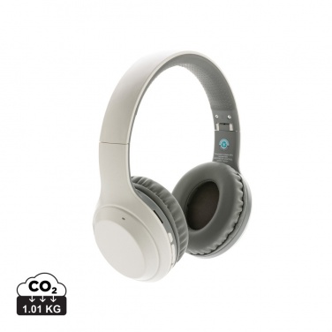 Logo trade promotional giveaway photo of: RCS standard recycled plastic headphone