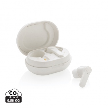 Logo trade advertising products picture of: RCS standard recycled plastic TWS earbuds