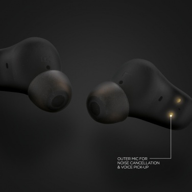 Logotrade promotional product image of: Urban Vitamin Gilroy hybrid ANC and ENC earbuds
