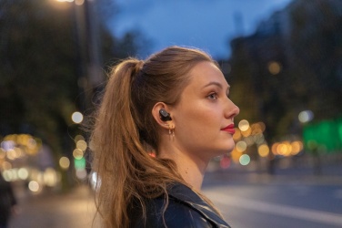 Logo trade business gifts image of: Urban Vitamin Gilroy hybrid ANC and ENC earbuds