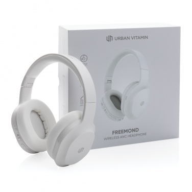 Logo trade business gifts image of: Urban Vitamin Freemond wireless ANC headphone