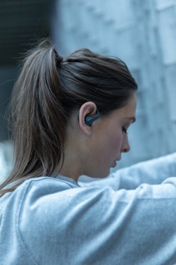 Logo trade promotional items picture of: Urban Vitamin Pacifica RCS rplastic earbuds