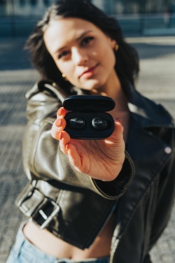 Logotrade advertising products photo of: Urban Vitamin Palm Springs RCS rplastic ENC earbuds