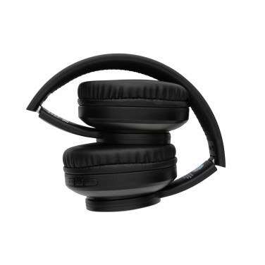 Logo trade corporate gift photo of: Terra RCS recycled aluminium wireless headphone