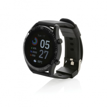 Logo trade promotional giveaways image of: RCS recycled TPU Fit Watch round