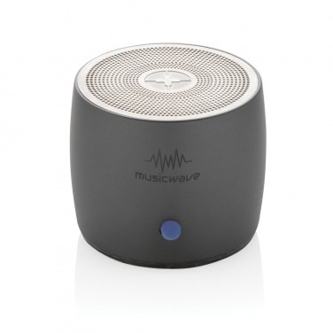 Logotrade advertising product picture of: Swiss Peak RCS recycled aluminum 3W bass speaker