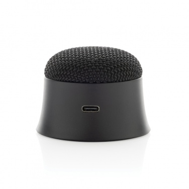 Logo trade corporate gifts image of: Magtune RCS recycled plastic magnetic 5W speaker