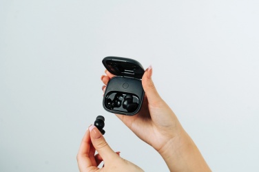 Logo trade promotional gift photo of: Lakewood RCS recycled and repairable wireless earbuds
