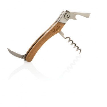 Logo trade business gift photo of: Wooden Corkscrew