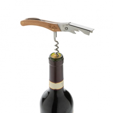 Logotrade promotional giveaway image of: Wooden Corkscrew