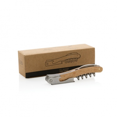 Logo trade corporate gifts picture of: Wooden Corkscrew