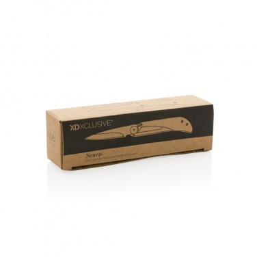 Logotrade business gift image of: Nemus Luxury Wooden knife with lock