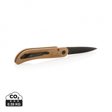 Logotrade business gift image of: Nemus Luxury Wooden knife with lock