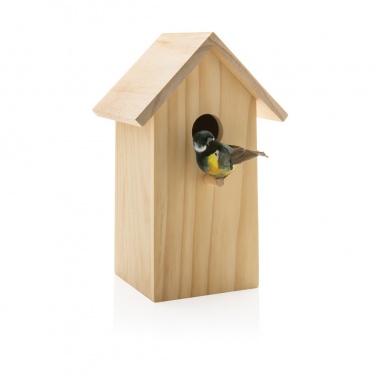 Logo trade corporate gifts picture of: Wooden birdhouse