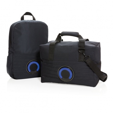 Logo trade business gifts image of: Party speaker cooler bag
