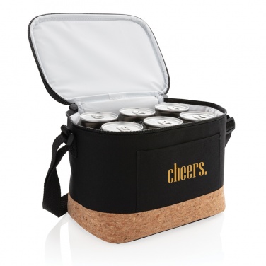 Logotrade advertising product picture of: Two tone cooler bag with cork detail