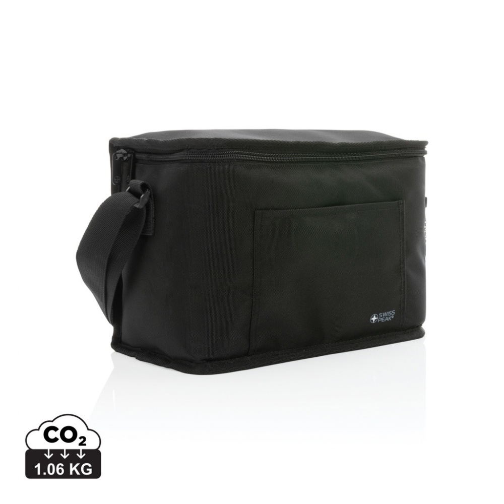 Logotrade promotional gift image of: Swiss Peak AWARE™ 1200D deluxe 8 can cooler bag