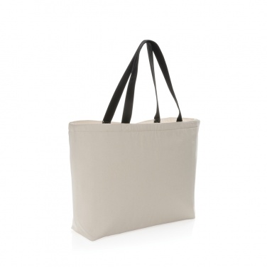 Logo trade promotional items image of: Impact Aware™ 285 gsm rcanvas large cooler tote undyed