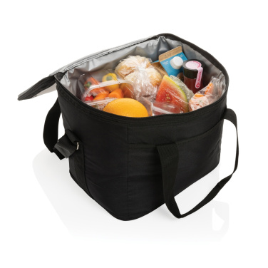 Logotrade advertising product image of: Pedro AWARE™ RPET deluxe cooler bag with 5W solar panel