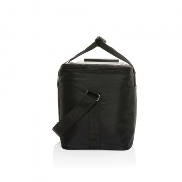 Logo trade corporate gifts picture of: Pedro AWARE™ RPET deluxe cooler bag with 5W solar panel