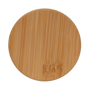 Logo trade promotional items picture of: Double wall borosilicate glass with bamboo lid 250ml 2pc set