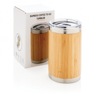 Logotrade promotional merchandise picture of: Bamboo coffee to go tumbler