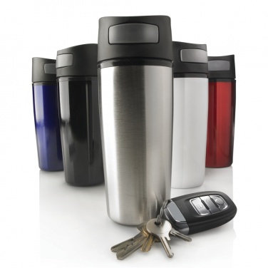 Logo trade promotional giveaways picture of: Auto leak proof tumbler
