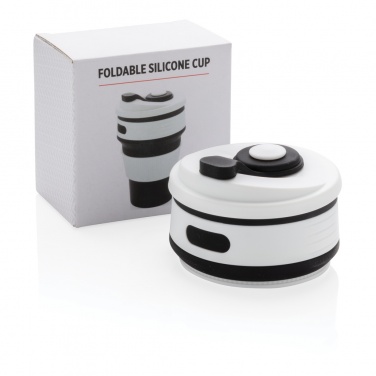 Logo trade promotional product photo of: Foldable silicone cup