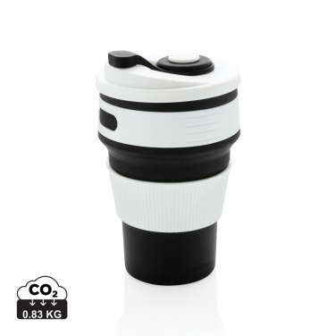 Logo trade corporate gift photo of: Foldable silicone cup