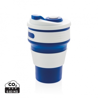 Logo trade promotional product photo of: Foldable silicone cup