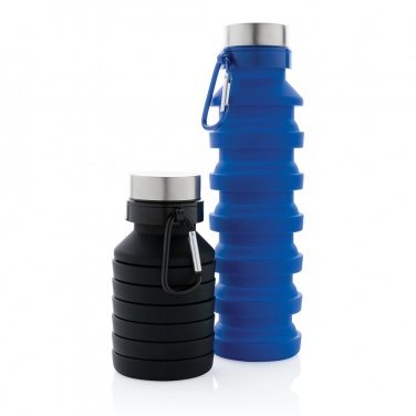 Logotrade advertising product image of: Leakproof collapsible silicone bottle with lid