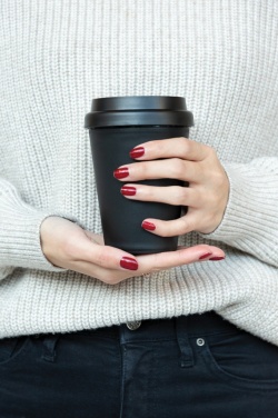 Logo trade promotional item photo of: Reusable double wall coffee cup 300ml
