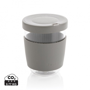 Logotrade promotional giveaway image of: Ukiyo borosilicate glass with silicone lid and sleeve
