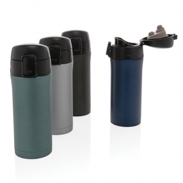 Logotrade promotional giveaway picture of: Metallic easy lock vacuum mug