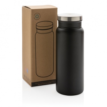 Logo trade promotional products picture of: RCS Recycled stainless steel vacuum bottle 600ML