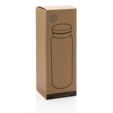 Logotrade promotional items photo of: RCS Recycled stainless steel vacuum bottle 600ML