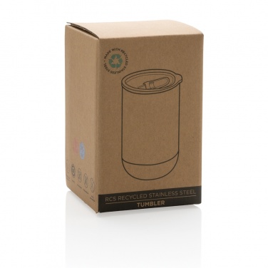 Logo trade promotional giveaways image of: RCS recycled stainless steel tumbler