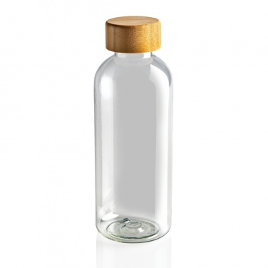 Logo trade advertising products image of: RCS RPET bottle with bamboo lid