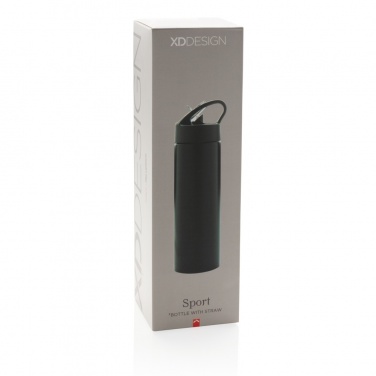 Logotrade promotional product picture of: Sport bottle with straw