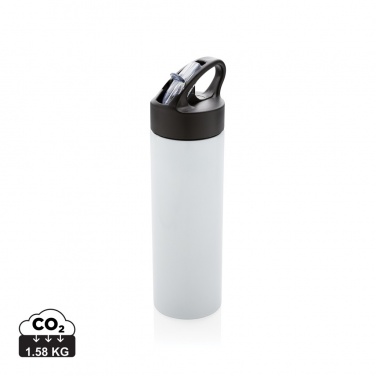 Logo trade business gifts image of: Sport bottle with straw