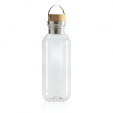 Logotrade advertising product picture of: RCS RPET bottle with bamboo lid and handle
