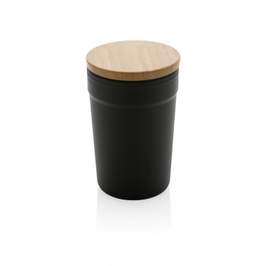 Logo trade promotional products picture of: GRS certified recycled PP mug with bamboo lid